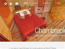 Tablet Screenshot of chambreplus.be